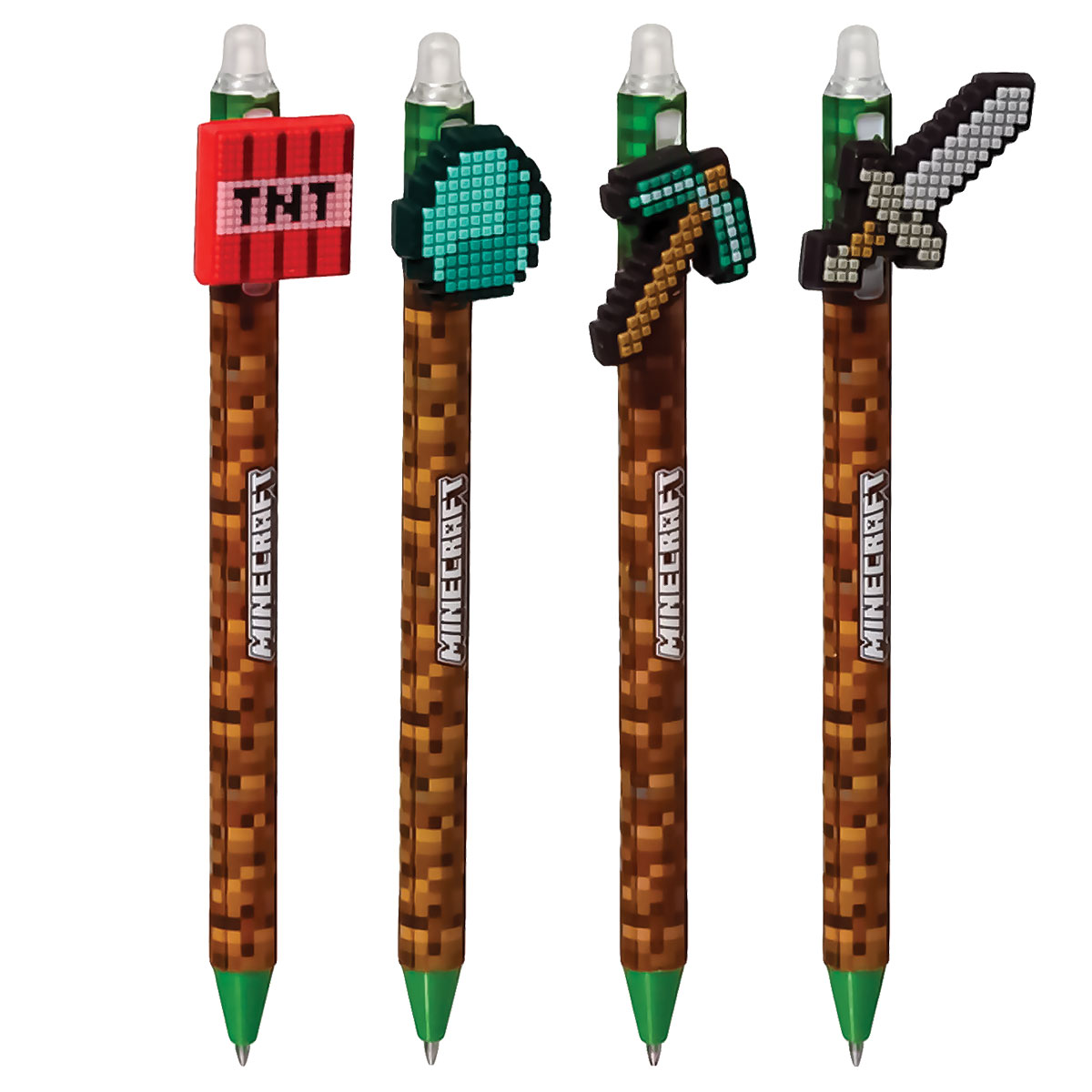 MINECRAFT-Esferográfica Apagavél em Expositor